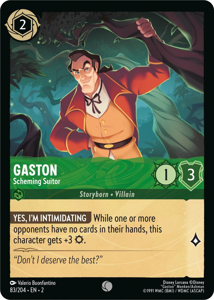 Gaston Scheming Suitor (Rise of the Floodborn) 