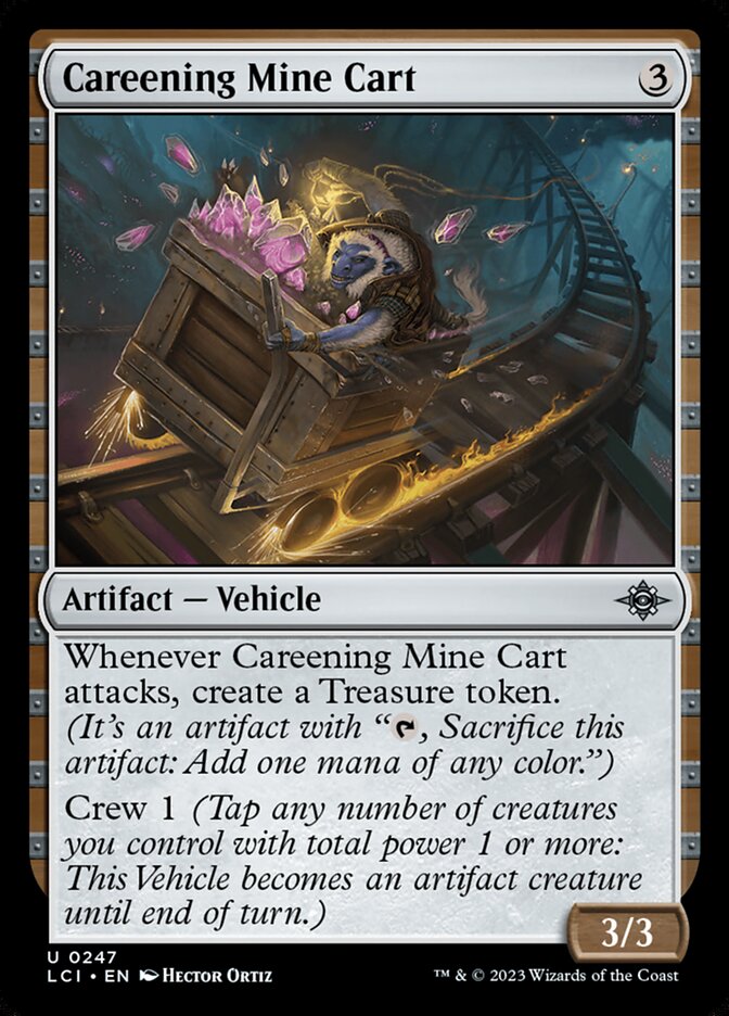 Careening Mine Cart 247 (The Lost Caverns of Ixalan)  - Foil