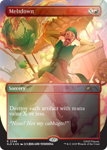 Magic The Gathering Secret Lair: Avatar the Last Airbender My Cabbages! [Rainbow Foil Edition]