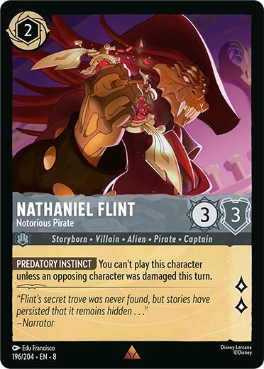 Nathaniel Flint Notorious Pirate (Reign of Jafar) 