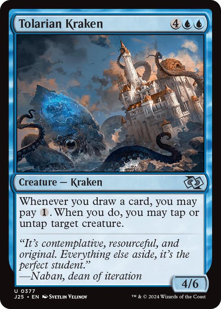 Tolarian Kraken 377/779 (Foundations Jumpstart) 