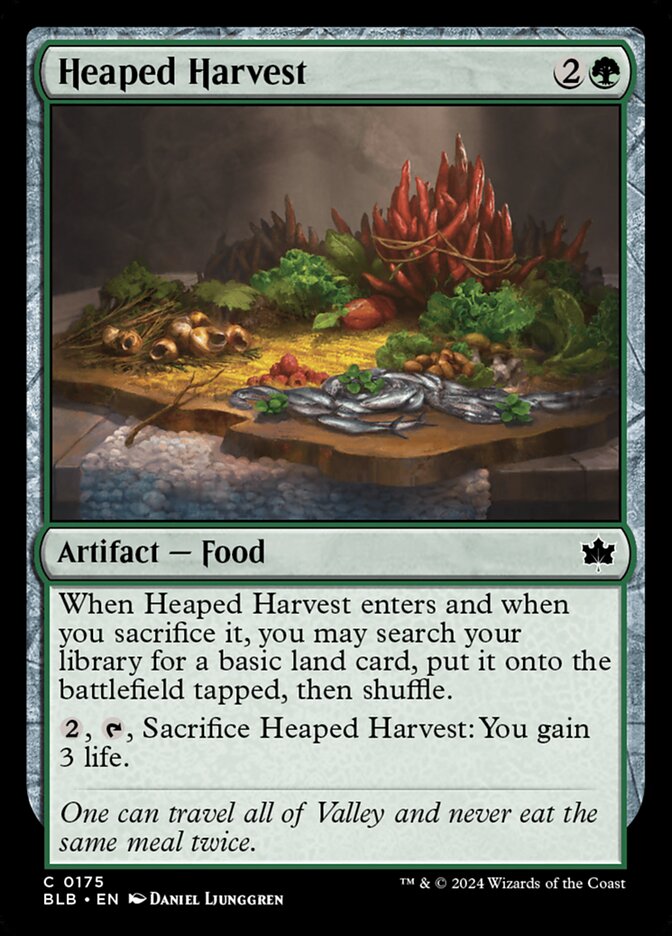 Heaped Harvest 175 (Bloomburrow)  - Foil
