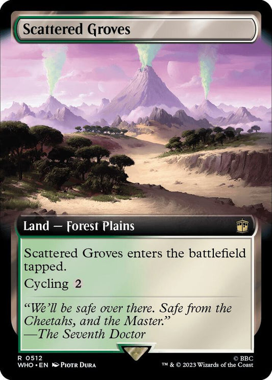 Scattered Groves 512/331 (Universes Beyond: Doctor Who)  - Extended Art