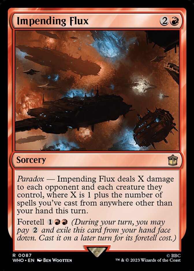 Impending Flux 87/331 (Universes Beyond: Doctor Who)  - Foil