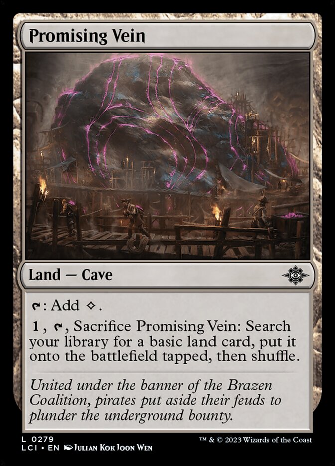 Promising Vein 279 (The Lost Caverns of Ixalan)  - Foil