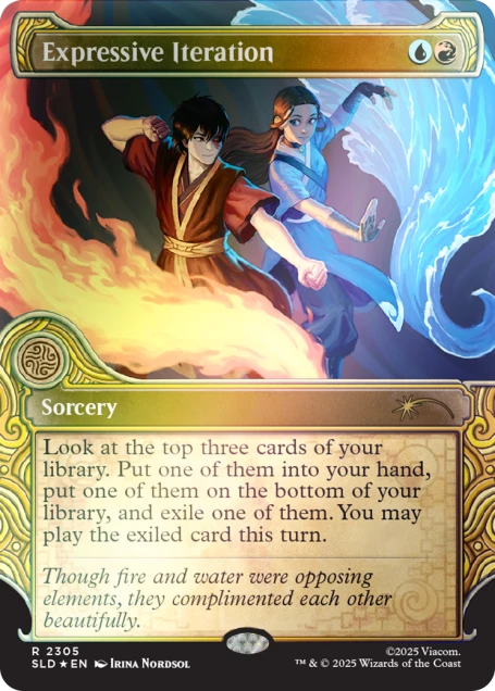 Magic The Gathering Secret Lair: Avatar the Last Airbender One With the Elements [Rainbow Foil Edition]