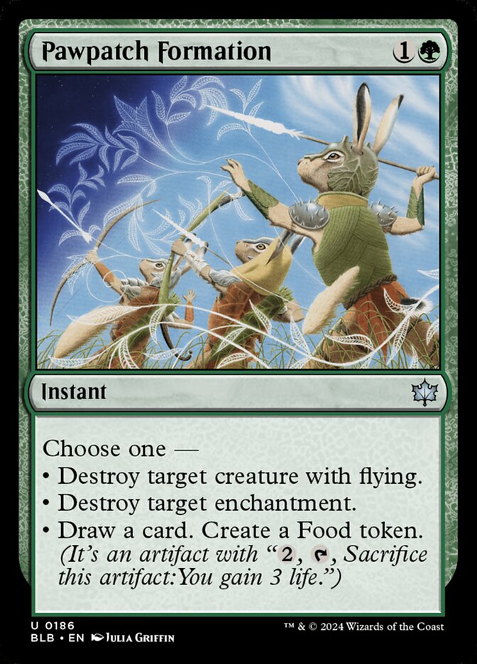 Pawpatch Formation 186 (Bloomburrow)  - Foil