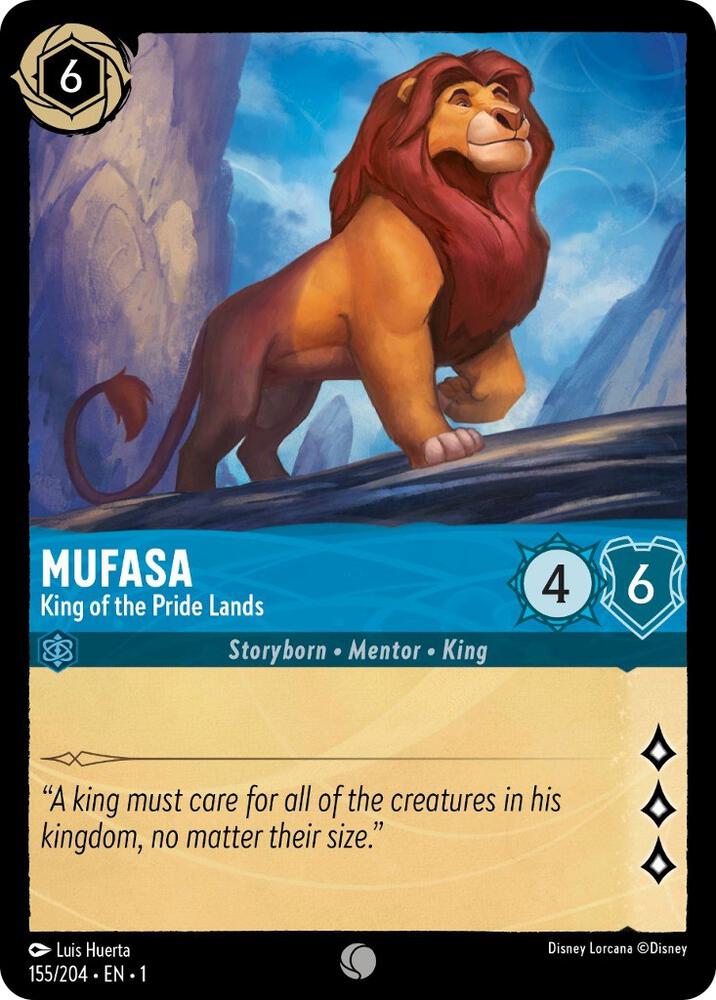 Mufasa King of the Pride Lands (The First Chapter)  - Cold Foil