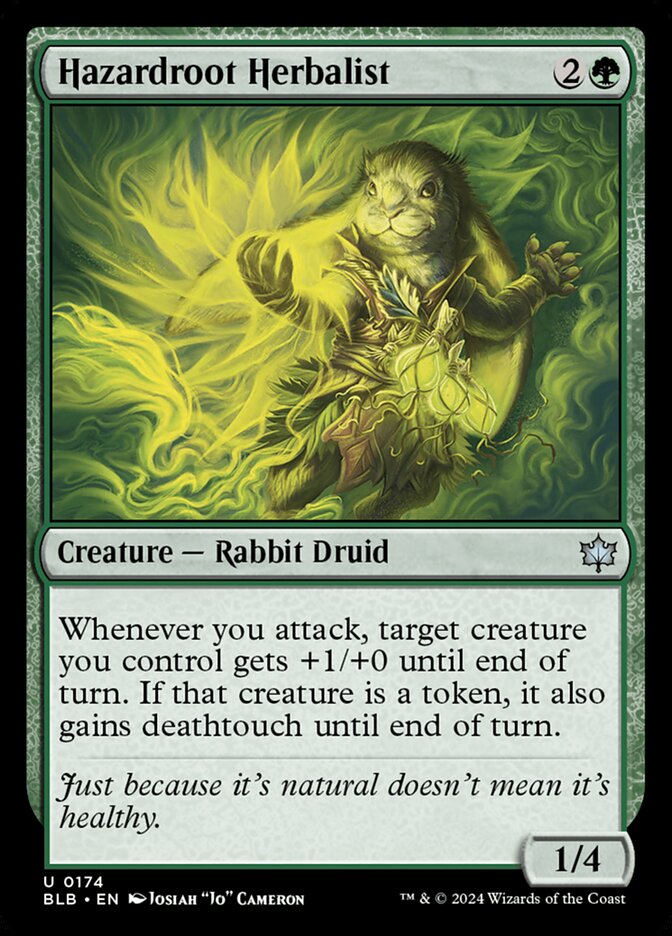 Hazardroot Herbalist 174 (Bloomburrow)  - Foil