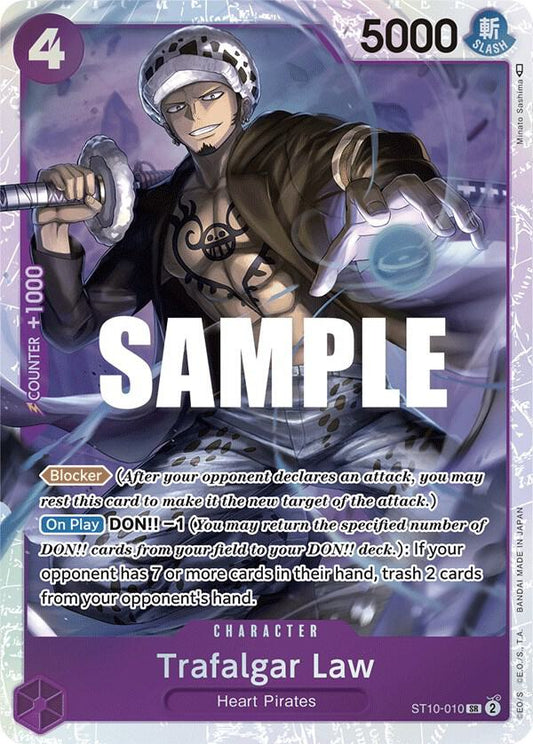 Trafalgar Law ST10-010 (Ultra Deck: The Three Captains)  - Foil