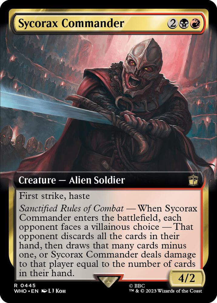 Sycorax Commander 445/331 (Universes Beyond: Doctor Who)  - Extended Art