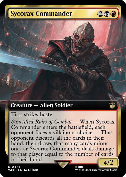 Sycorax Commander 445/331 (Universes Beyond: Doctor Who)  - Extended Art