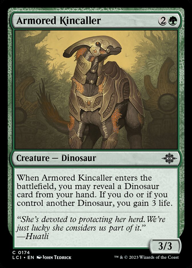 Armored Kincaller 174/291 (The Lost Caverns of Ixalan)  - Foil