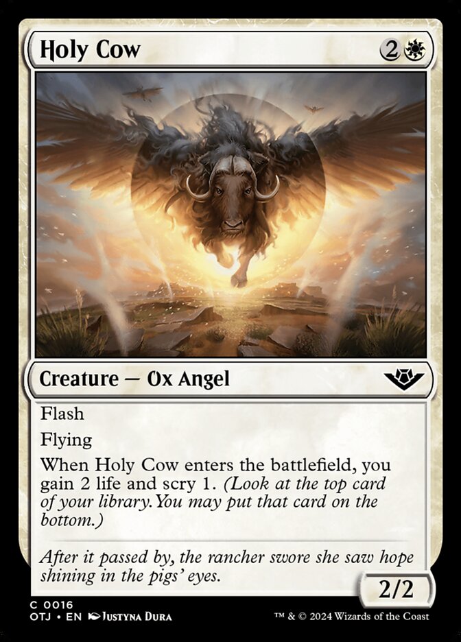 Holy Cow 16 (Outlaws of Thunder Junction) 