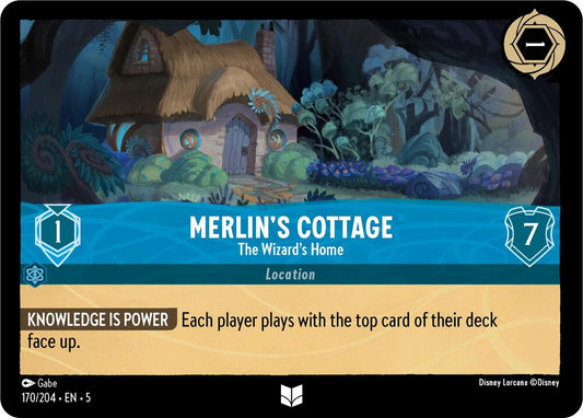 Merlins Cottage The Wizards Home (Shimmering Skies)  - Cold Foil