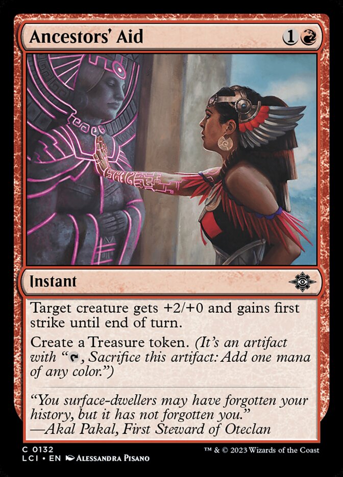 Ancestors' Aid 132 (The Lost Caverns of Ixalan)  - Foil