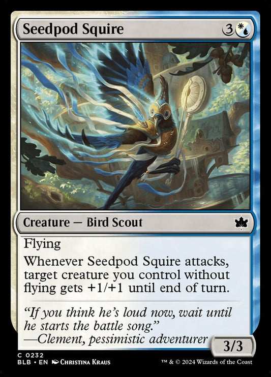 Seedpod Squire 232 (Bloomburrow)  - Foil