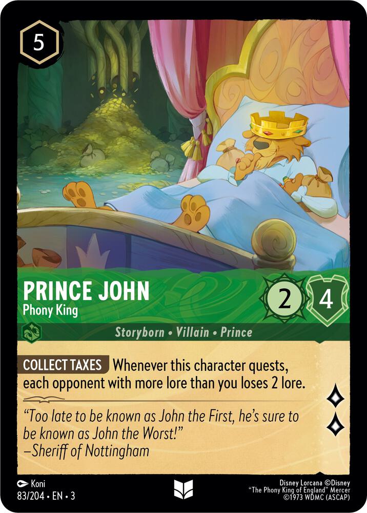 Prince John Phony King (Into the Inklands) 