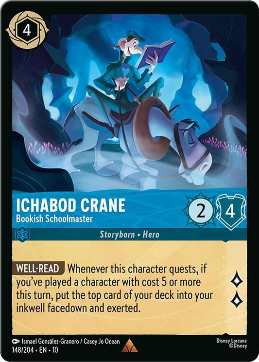 Ichabod Crane Bookish Schoolmaster (Whispers in the Well) 