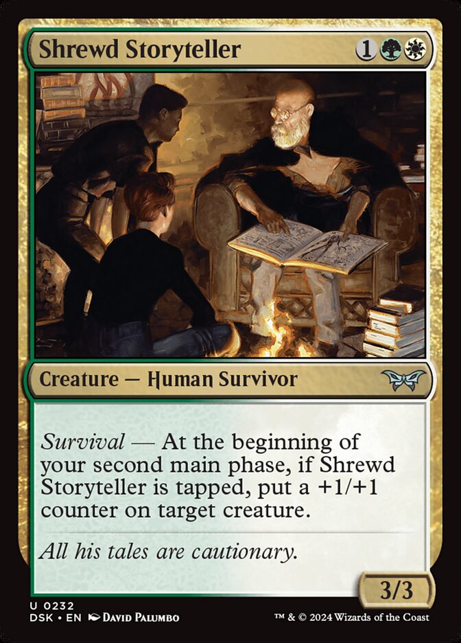 Shrewd Storyteller 232/286 (Duskmourn: House of Horror)  - Foil