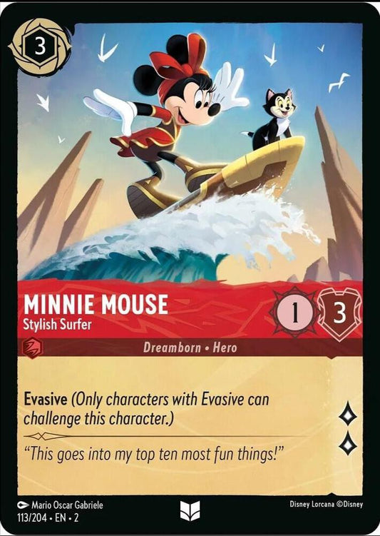 Minnie Mouse Stylish Surfer (Rise of the Floodborn)  - Cold Foil