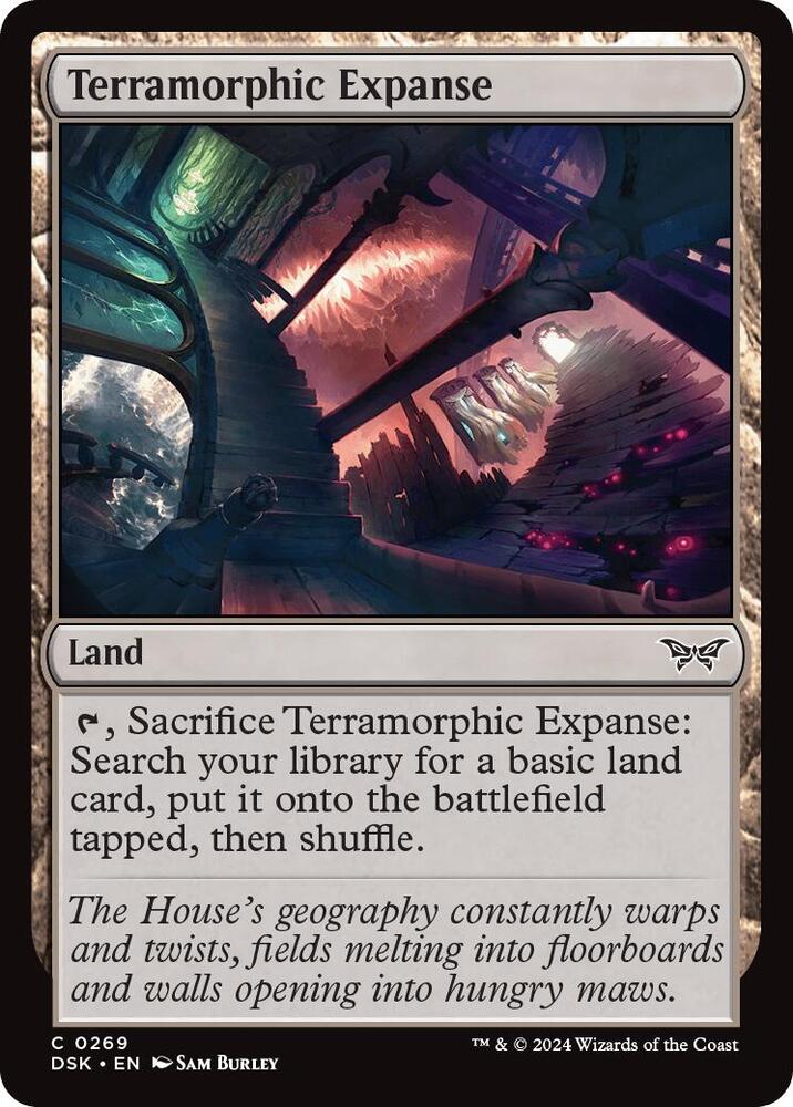 Terramorphic Expanse 269 (Duskmourn: House of Horror)  - Foil