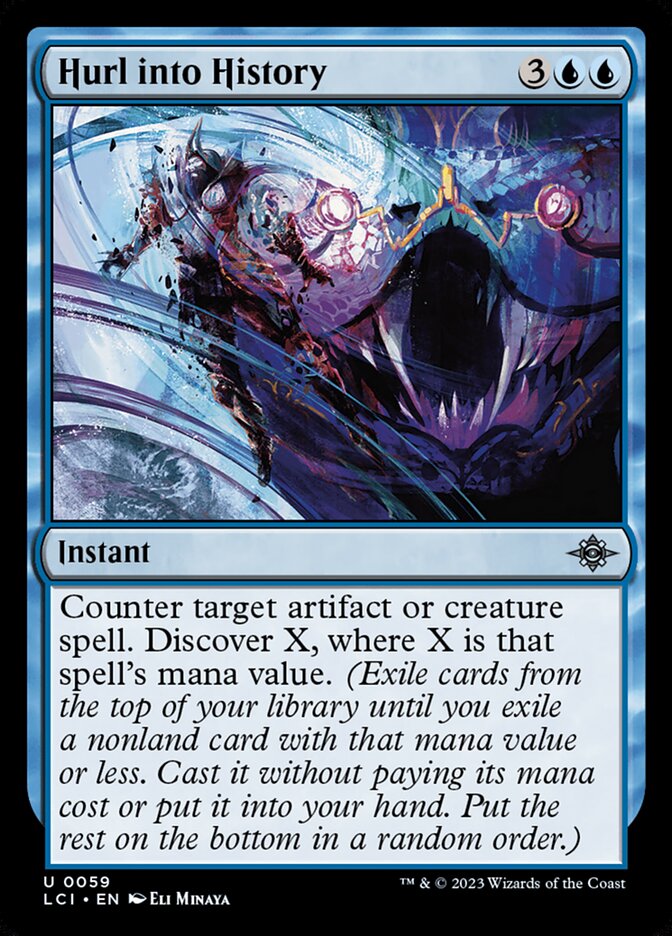 Hurl into History 59/291 (The Lost Caverns of Ixalan)  - Foil