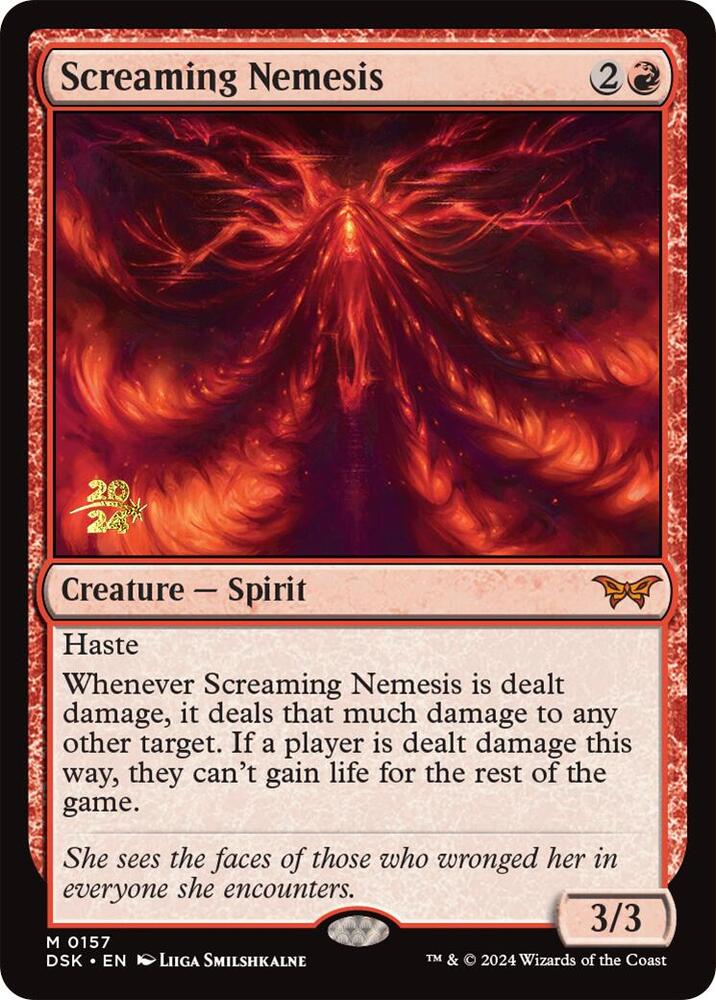 Screaming Nemesis 157s/180 (Prerelease Cards)  - Foil