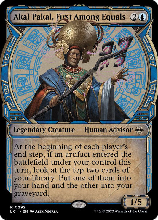 Akal Pakal, First Among Equals 292/291 (The Lost Caverns of Ixalan)  - Showcase
