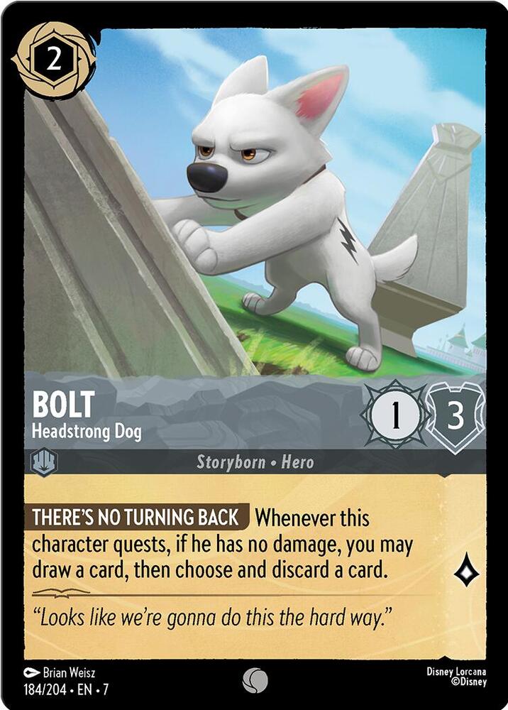 Bolt Headstrong Dog (Archazia's Island)  - Cold Foil