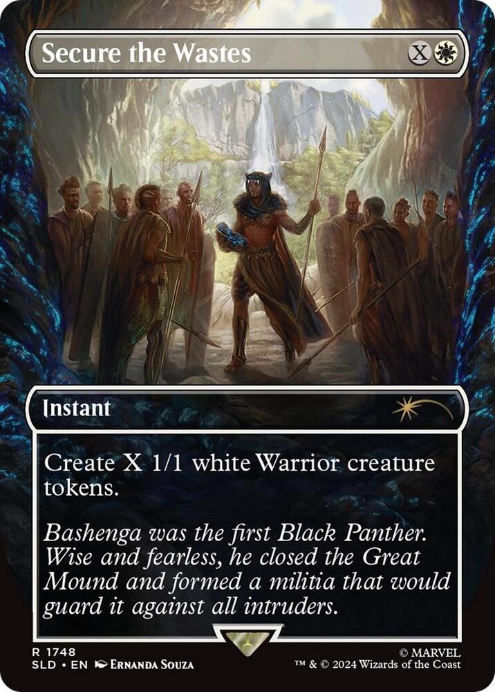 Secure the Wastes 1748 (Secret Lair Drop Series)  - Borderless Rainbow Foil