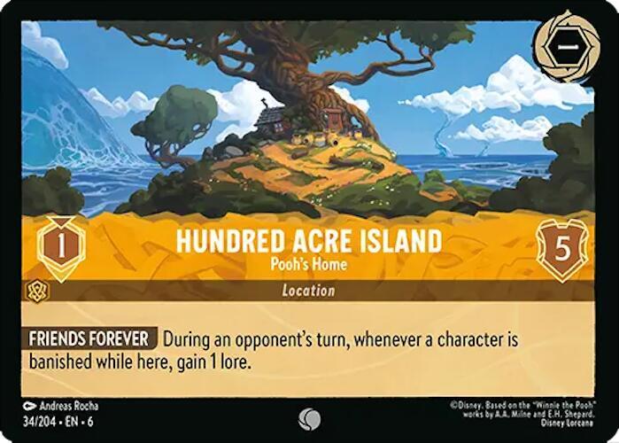 Hundred Acre Island Poohs Home (Azurite Sea)  - Cold Foil
