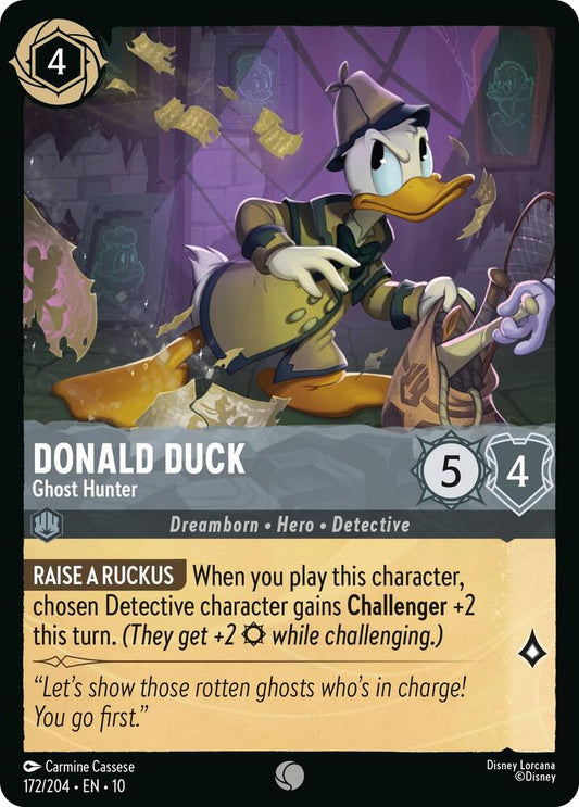 Donald Duck Ghost Hunter (Whispers in the Well)  - Cold Foil
