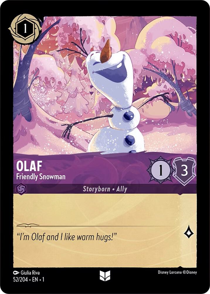 Olaf Friendly Snowman (The First Chapter) 