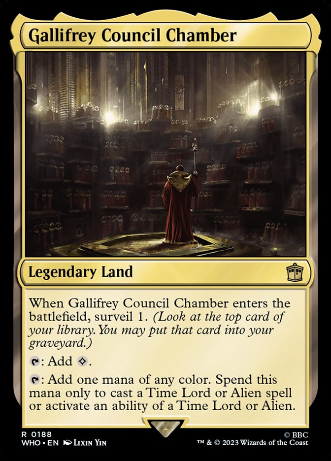 Gallifrey Council Chamber 188/331 (Universes Beyond: Doctor Who)  - Foil