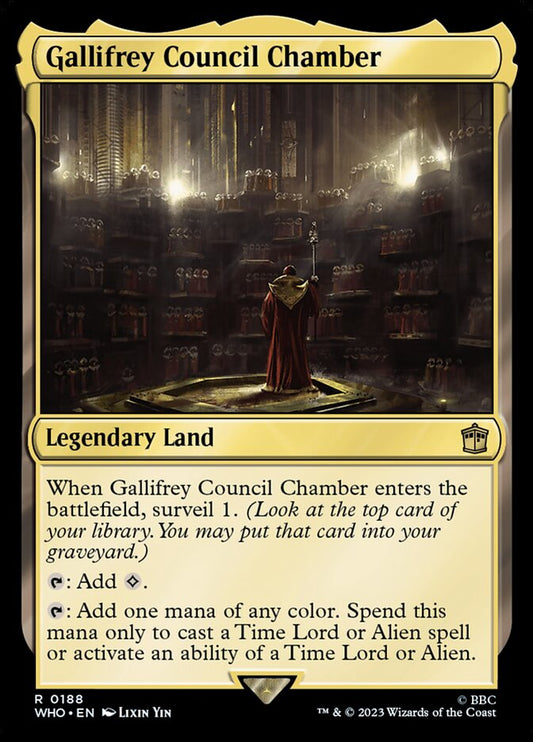 Gallifrey Council Chamber 188/331 (Universes Beyond: Doctor Who)  - Foil