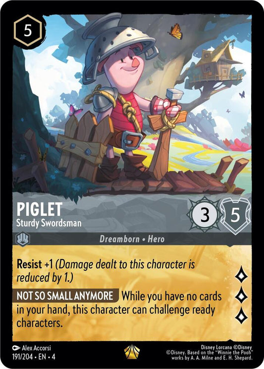 Piglet Sturdy Swordsman (Ursula's Return)  - Cold Foil