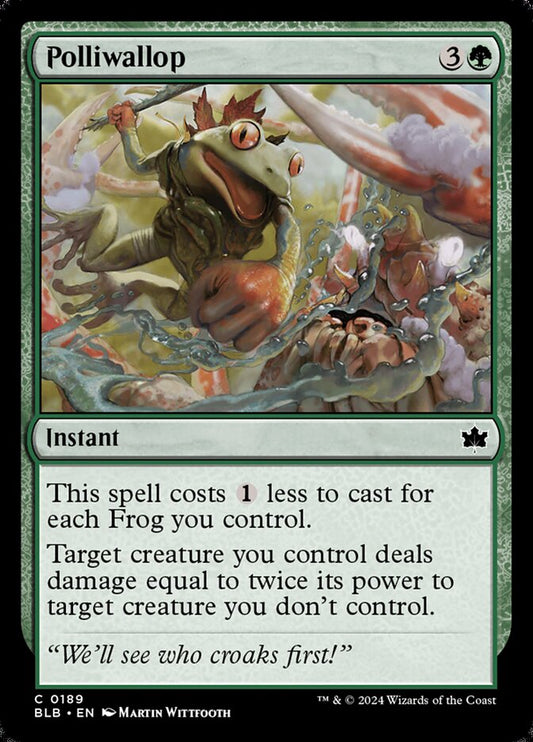 Polliwallop 189 (Bloomburrow)  - Foil