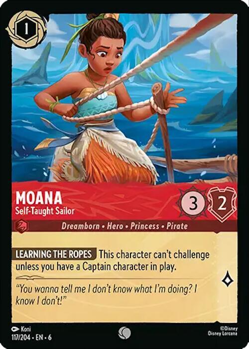 Moana Self Taught Sailor (Azurite Sea)  - Cold Foil