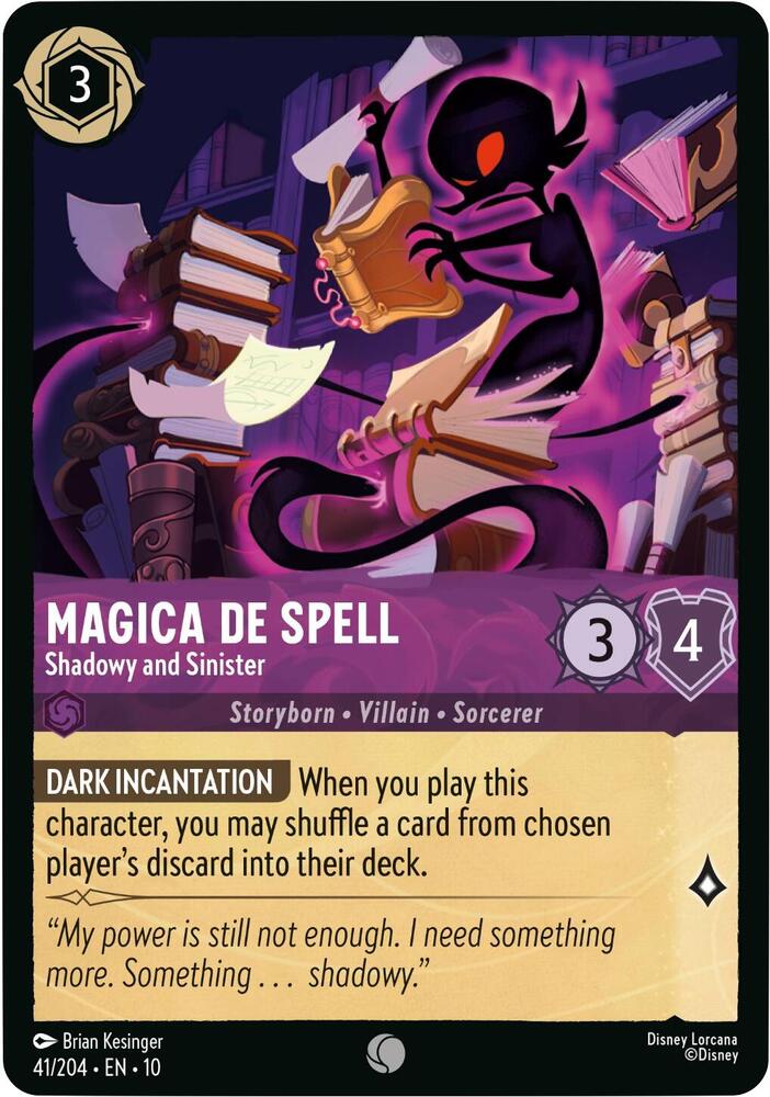 Magica De Spell Shadowy and Sinister (Whispers in the Well)  - Cold Foil