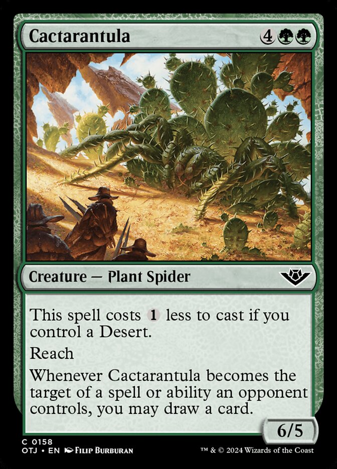 Cactarantula 158/286 (Outlaws of Thunder Junction)  - Foil