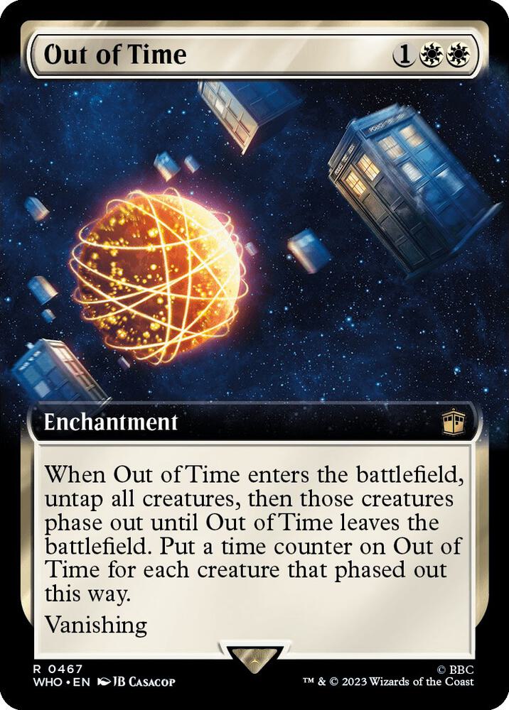 Out of Time 467/331 (Universes Beyond: Doctor Who)  - Extended Art Foil