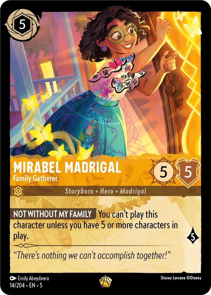 Mirabel Madrigal Family Gatherer (Shimmering Skies)  - Cold Foil