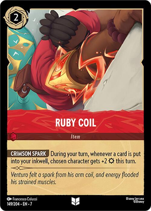 Ruby Coil (Archazia's Island)  - Cold Foil