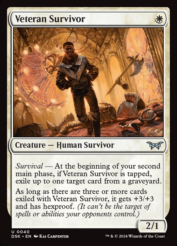Veteran Survivor 40 (Duskmourn: House of Horror)  - Foil