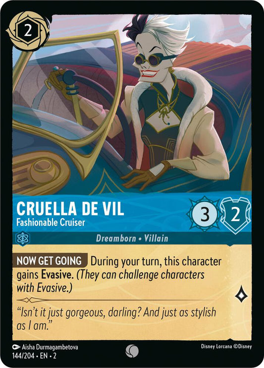 Cruella De Vil Fashionable Cruiser (Rise of the Floodborn)  - Cold Foil