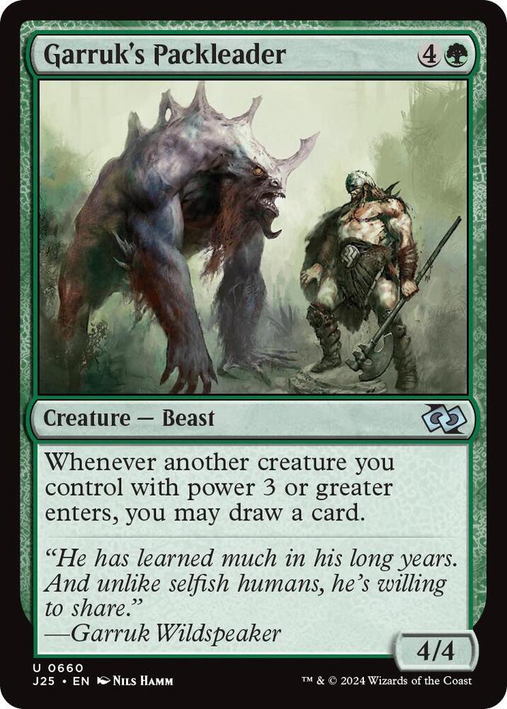 Garruk's Packleader 660/779 (Foundations Jumpstart) 