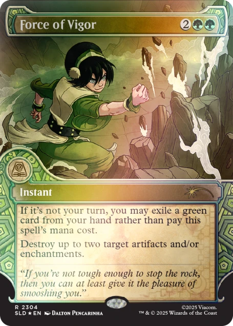 Magic The Gathering Secret Lair: Avatar the Last Airbender One With the Elements [Rainbow Foil Edition]