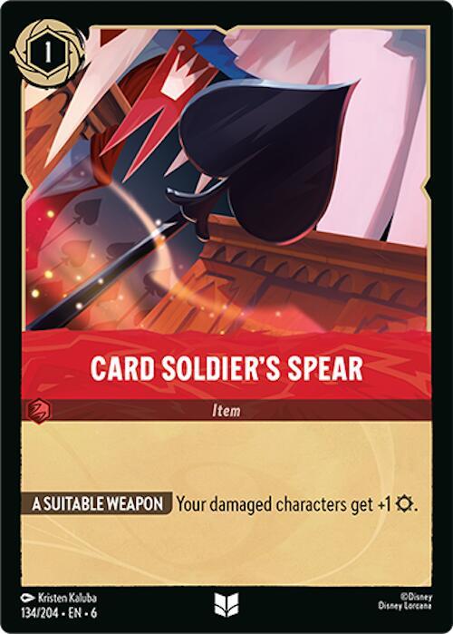 Card Soldiers Spear (Azurite Sea) 