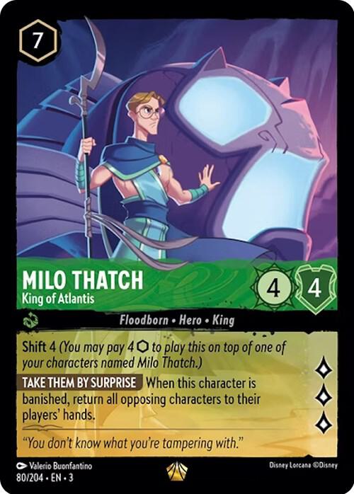 Milo Thatch King of Atlantis (Into the Inklands)  - Cold Foil